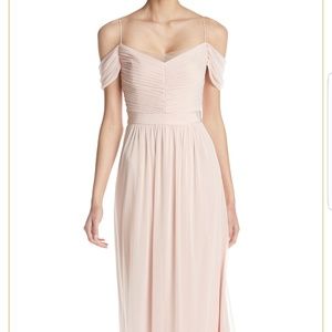 Adrianna Papell Powder Pink Pale Pink Dress